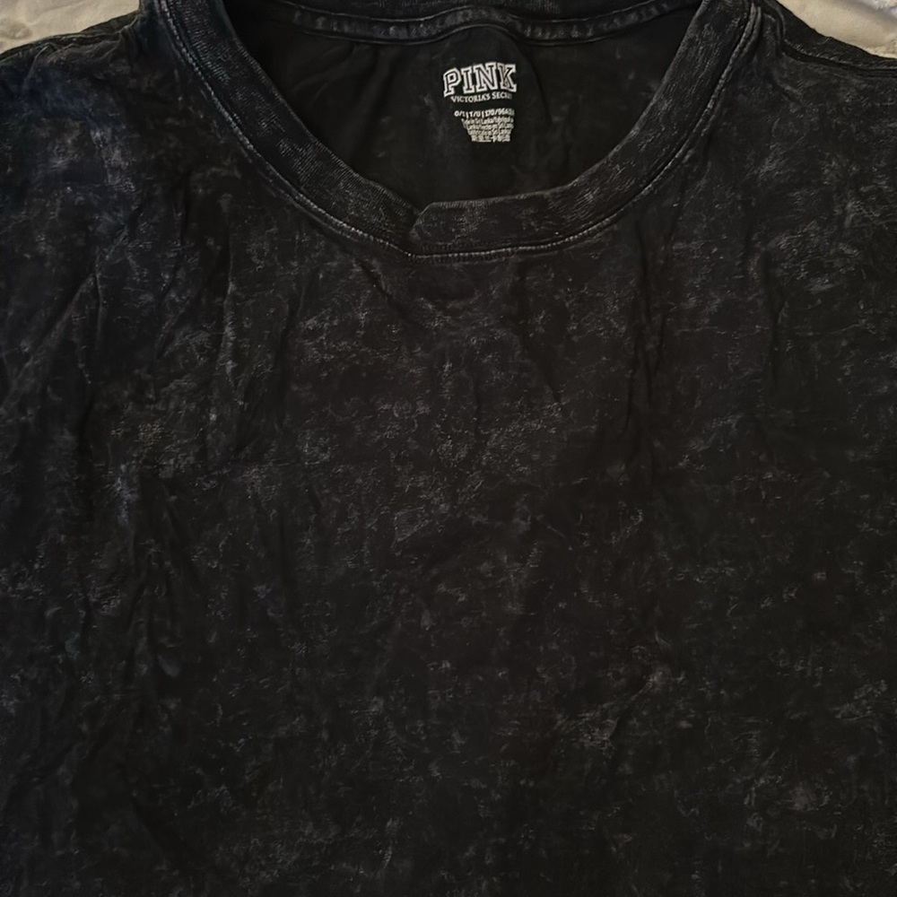 Victoria Secret Pink oversized vintage black shirt one size VS Pink